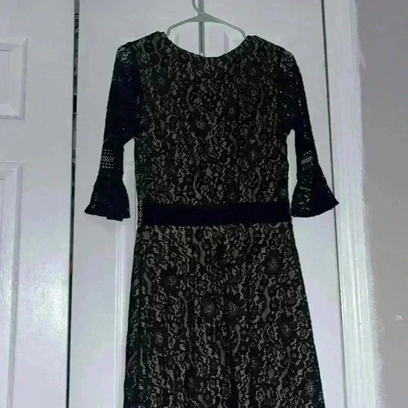 Formal Modest Black Dress - Picture 3 of 5